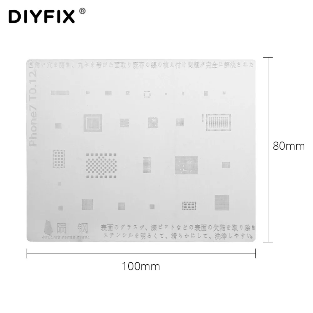 DIYFIX микросхема пайки доска ультра тонкий сетка из нержавеющей стали для iPhone 6 6s
