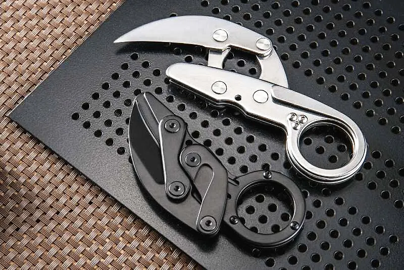 Высокое качество тактические ножи 9Cr18 стальное лезвие Karambit коготь нож стальная ручка EDC карманные ножи Рождественский подарок ножи