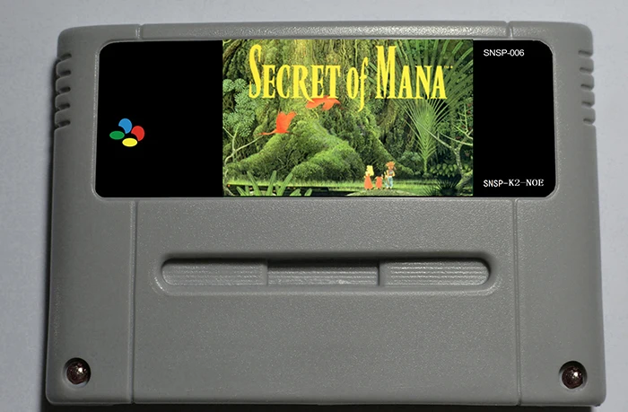 Secret of Mana 1 2-RPG игровой картридж аккумуляторная батарея Европейская версия |