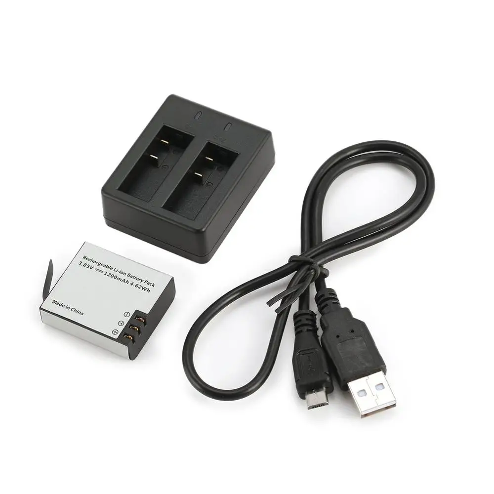 Battery with Charger Соколиный глаз Firefly 8 s S009R 3,85 В 1200 мАч литий-ионная Батарея с 2 в 1 Батарея Зарядное устройство Спорт действий Камера комплект - Colour: Battery with Charger