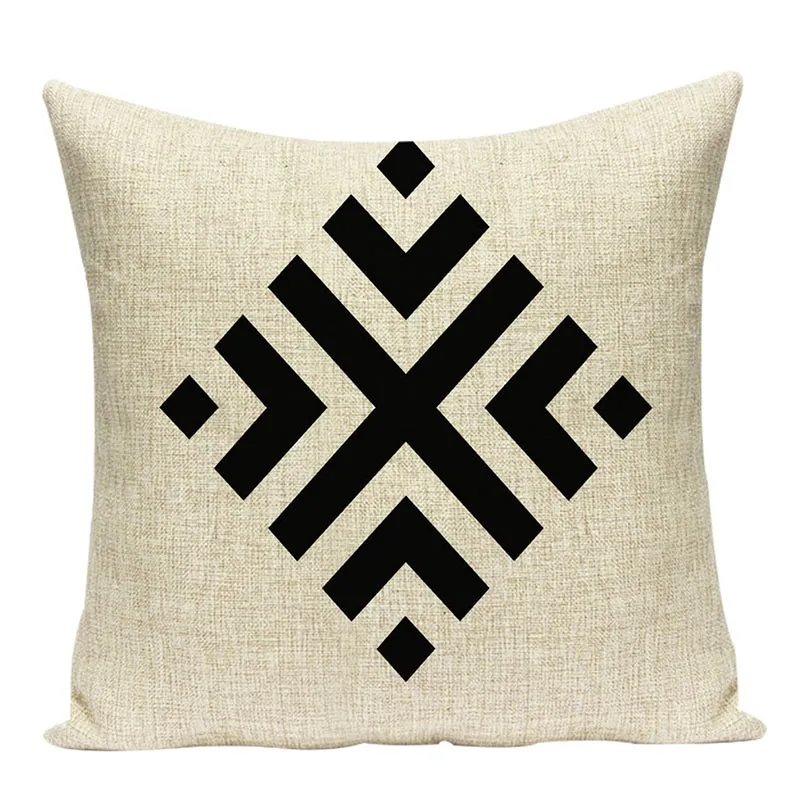 Geometric Pillow Case Cotton Linen Art Decorative Cushion Covers Animals Chair Cushions Sofa Throw Cases Home Decor Gift | Дом и сад
