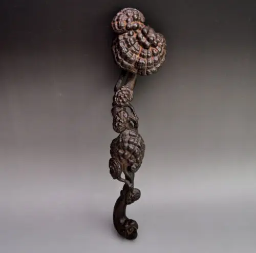 Изысканная Китайская классическая Коллекционная статуя ручной работы черное