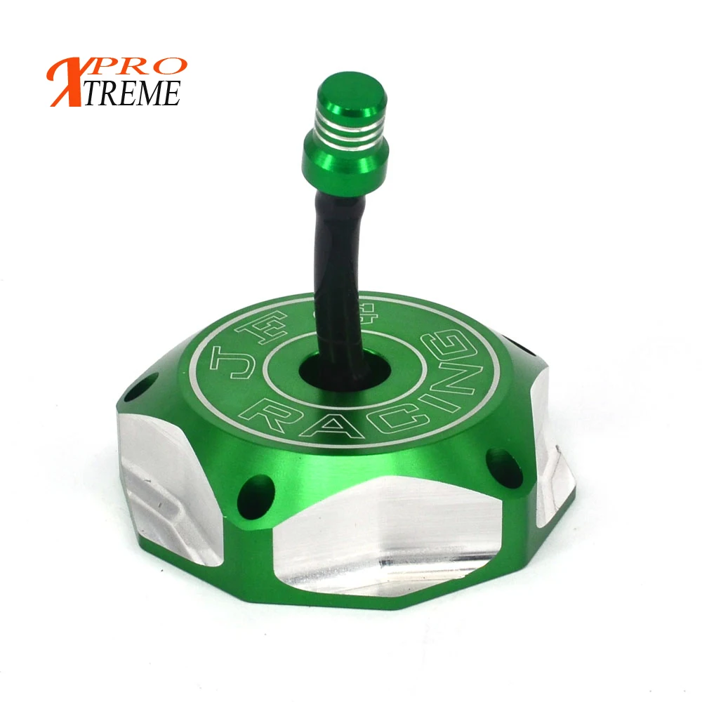 CNC Алюминиевый Газовый топливный бензиновый бак Крышка для KAWASAKI KFX450R KLX450R KX250 KX250F KX450F KX85 KX100 KLX110L KX KLX KFX KXF