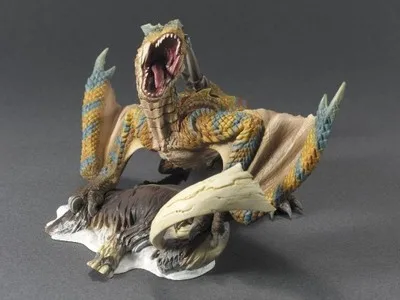 Японская Оригинальная фигурка Аниме Monster Hunter Tigrex Коллекционная модель игрушки
