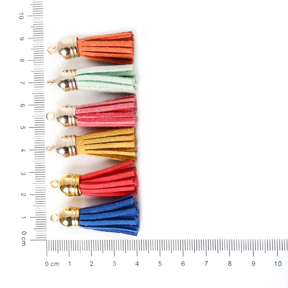35 мм разноцветная замшевая кисточка для брелока ремешки сотового телефона