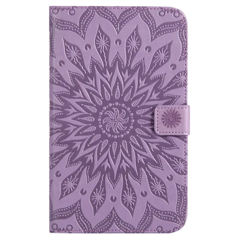 Light purple Модный чехол-накладка для samsung Galaxy Tab A A6 7,0 T280 T285 SM-T285 7,", Чехол Smart Cover Funda, кожаный чехол-подставка для планшета - Цвет: Light purple