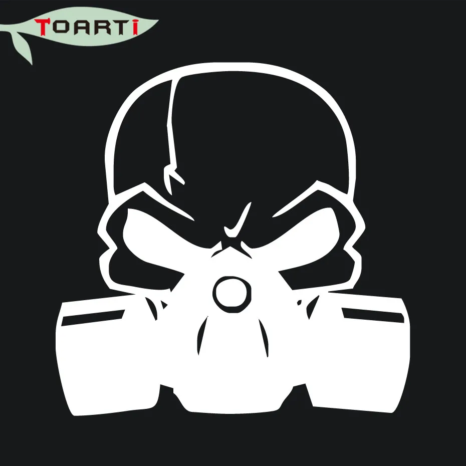 Череп противогаз виниловая наклейка автомобиля Наклейка Высокое качество Diy