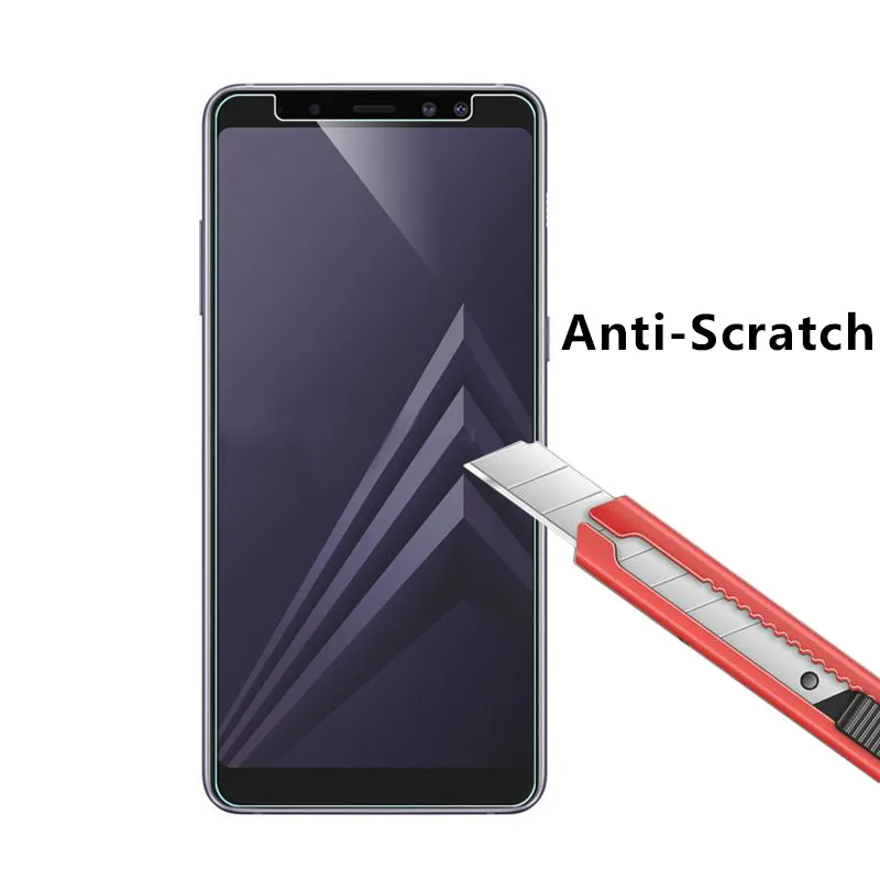 Защитное стекло для Samsung A6 Plus 2018 A8 A 6 8 Защитная пленка экрана закаленное Galaxy 6a 8a