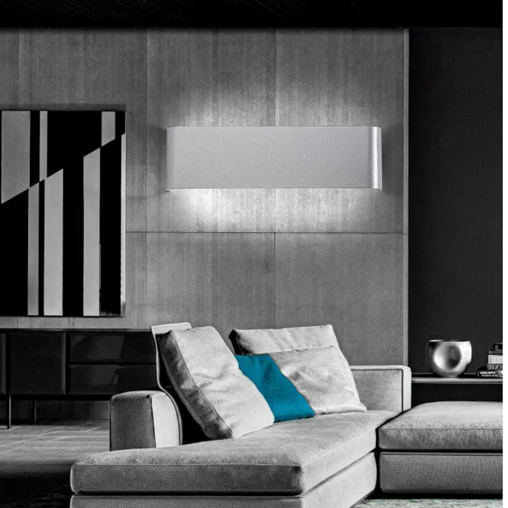 Современный минималистичный светодиодный настенный светильник алюминиевый