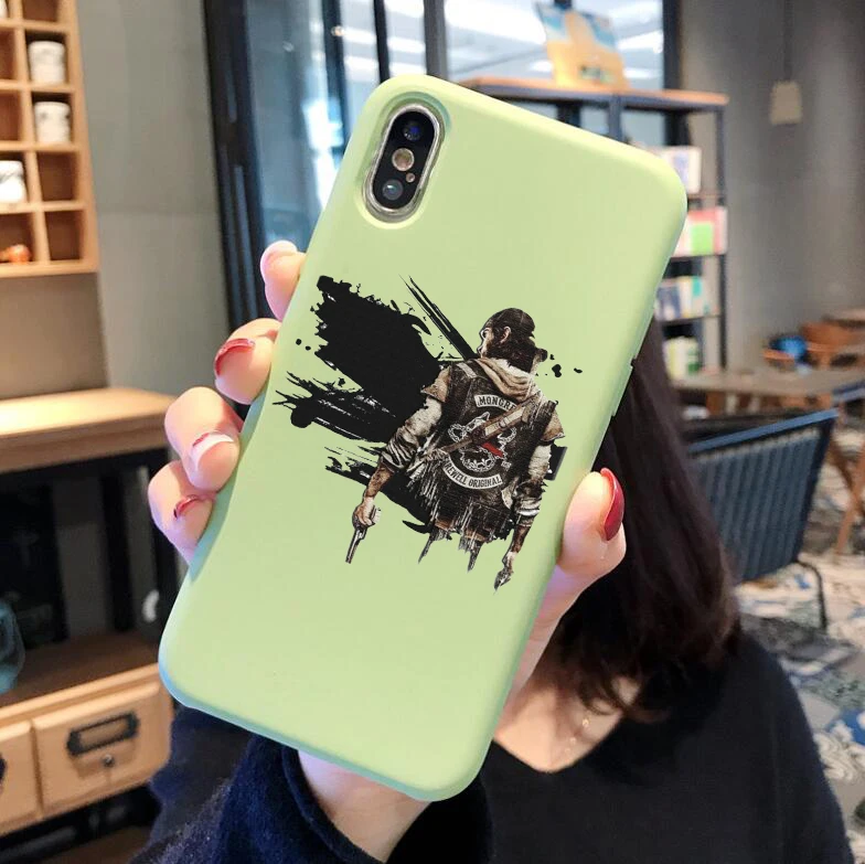 Days Gone MONGREL прощание MC цветной мягкий силиконовый телефон чехол для iPhone 6 6s 6plus 7 7plus 8 8plus XR XS XSMAX