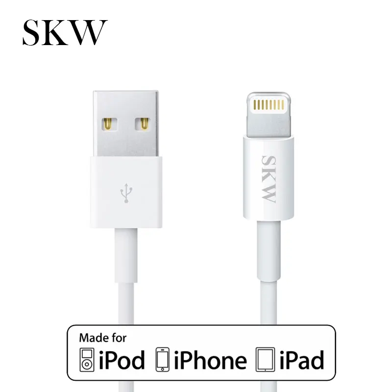 SKW быстро MFI зарядный кабель USB с разными условиями освещения 0 2 м 5 1 для Iphone 6 7 8 X K Xs