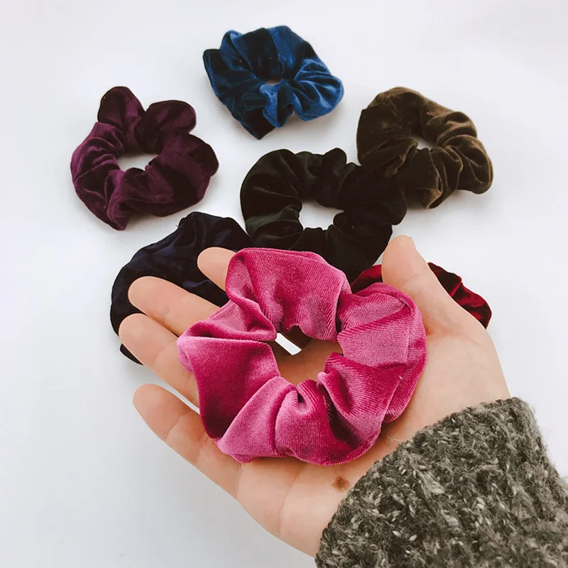 Новинка 1 шт. однотонные женские резинки для волос эластичные Bobble Sports Dance Charming