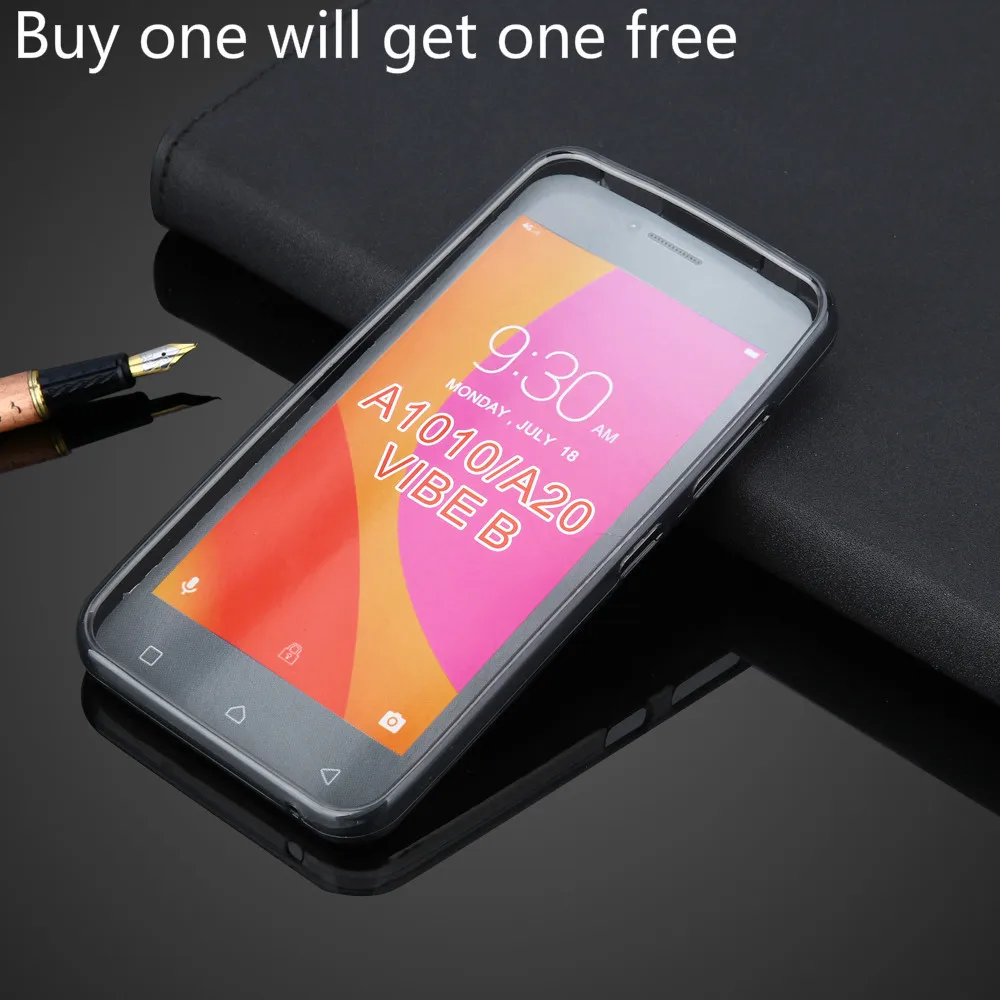 2 шт. для Lenovo A8 A806 A808 A808T/A916 /A1010 a20 /A5600 A5860 ТПУ прозрачный мягкий силиконовый скраб