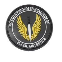 pvc disposable waterproof chapter british special forces sas black action british special aviation service military tactical pat