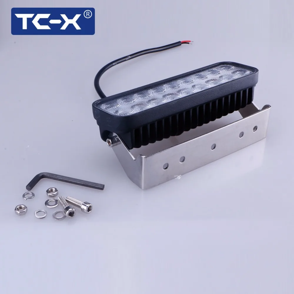TC X 2 Шт./лот 9 Дюймов 54 Вт Ультра Потоп Свет Бар автомобиль для укладки