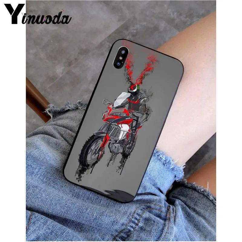 A8 Yinuoda мото внедорожный мотоцикл спорт новинка чехол для телефона Fundas чехол для iPhone 8 7 6 6S Plus 5 5S SE XR X XS MAX Coque Shell - Цвет: A8