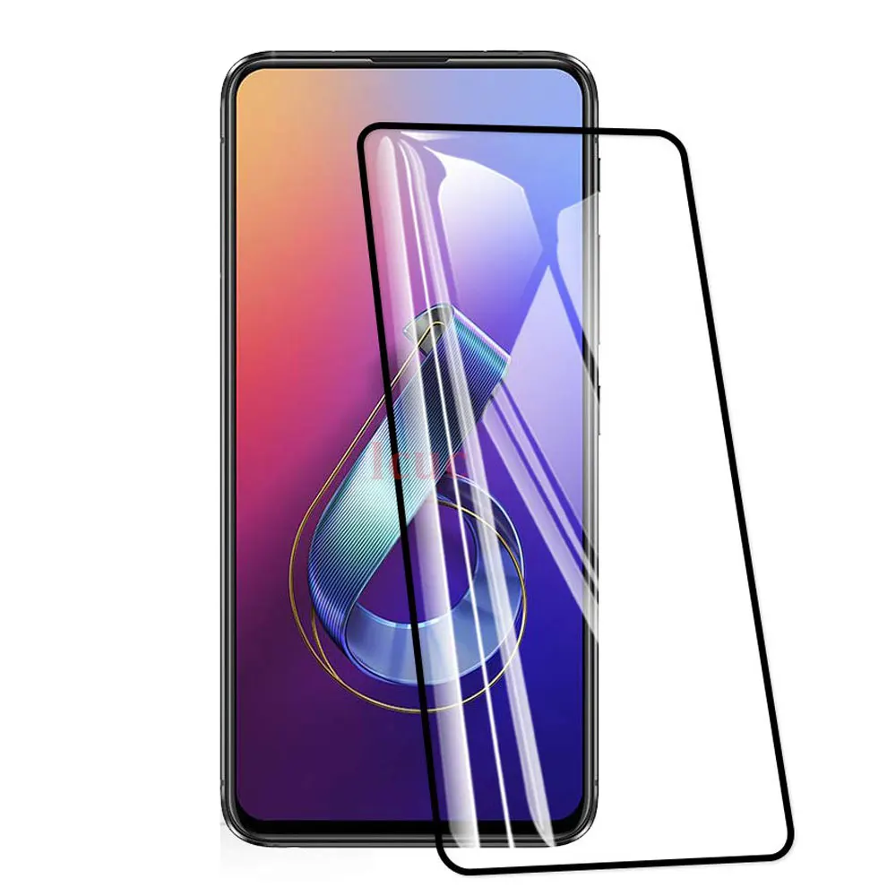 9H 5D ASUS Zenfone 6 ZS630KL полное покрытие закаленное стекло для полностью клейкая