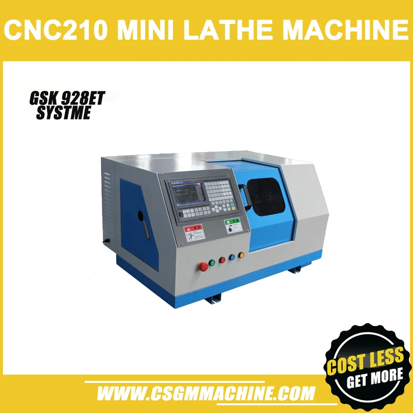 CNC210-G мини-токарный станок с ЧПУ/750 Вт Мотор/GSK 928TEA чпу контроль systme/Мини DIY токарный станок
