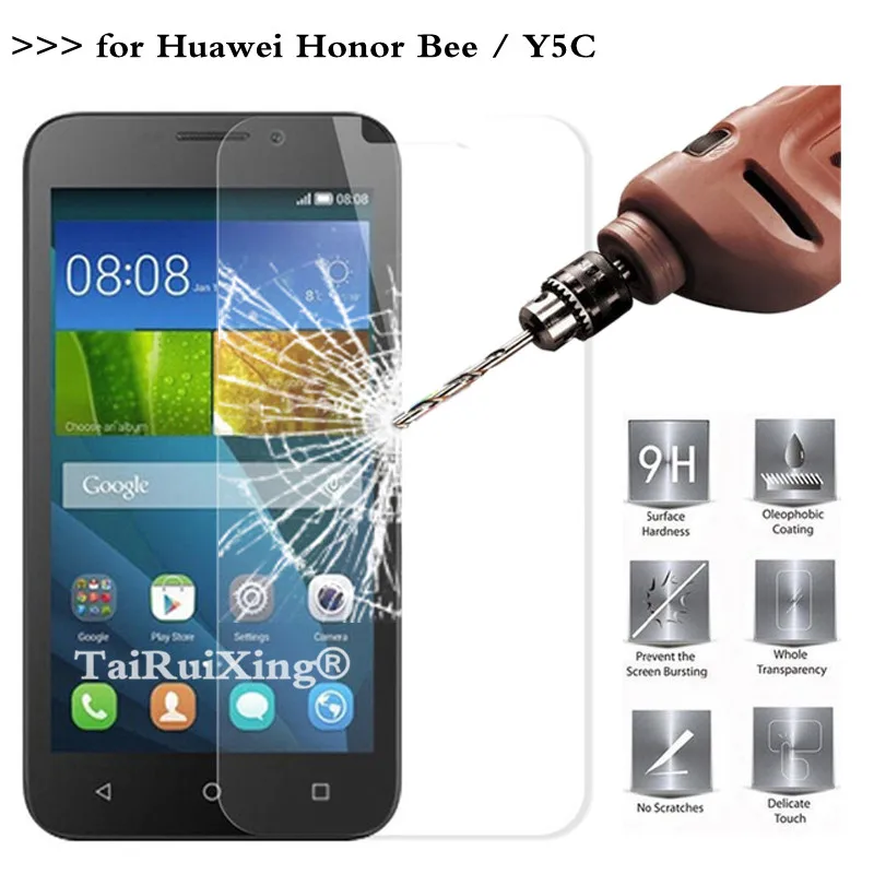 9H 2.5D 0 26 мм Закаленное стекло протектор экрана для Huawei Y5c Y5C y541 Y541 u02 * Защитная