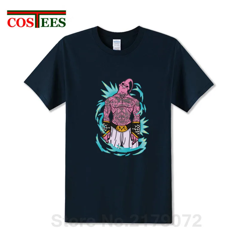 Dragon Ball Z Tattoo Majin Buu футболка на заказ DBZ мультяшная мужская унисекс новая модная
