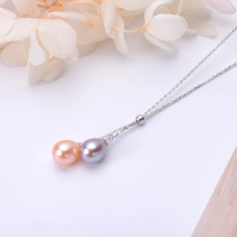 Женское ожерелье из серебра 925 пробы с жемчугом|jewelry necklace pendants|jewelry pendantjewelry fashion |
