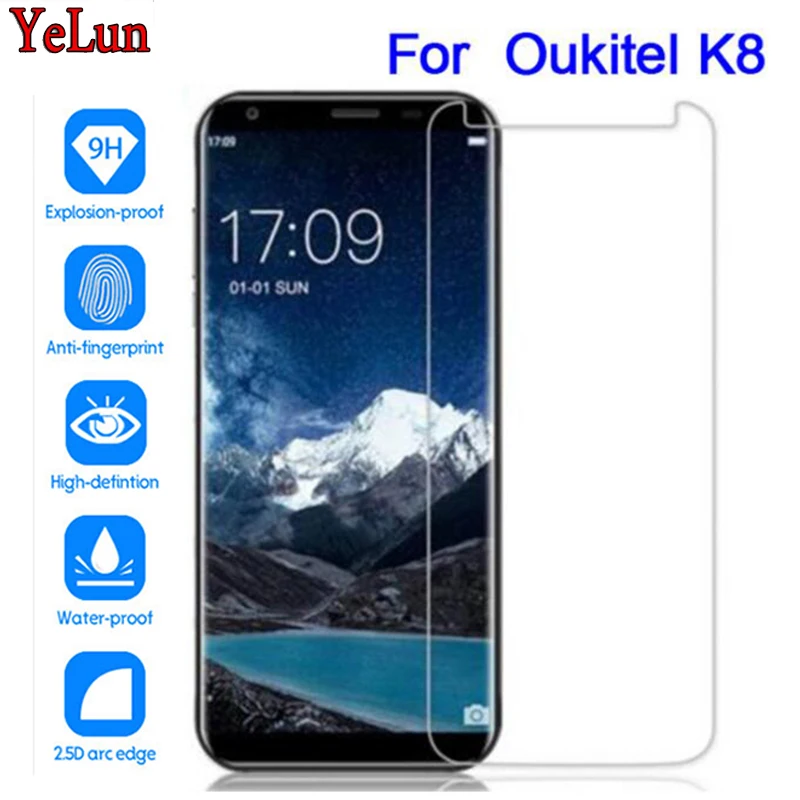 YeLun высококачественное закаленное стекло 9H HD для Oukitel K8 Защитное экрана