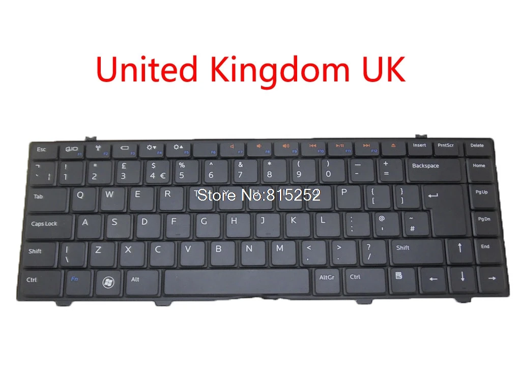 Клавиатура FR GR UK для DELL Inspiron 15Z 1570 14Z 1470 0VR127 VR127 0JGN49 JGN49 0PPVVD Французский Немецкий