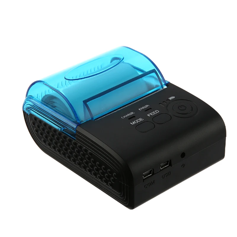 Беспроводной мини bluetooth принтер POS Термальный чековый ZJ-5805 58 Счета Машина для
