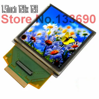 1 5 дюймов Цвет OLED Экран дисплея с 128x128 Разрешение последовательный порт SPI