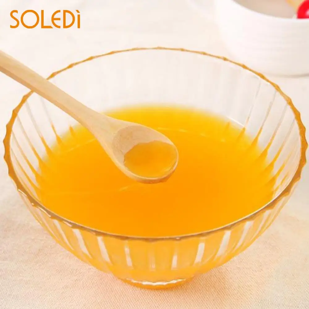 Деревянная ложка с сахарным вкусом для кухни и столовой маленькие круглые