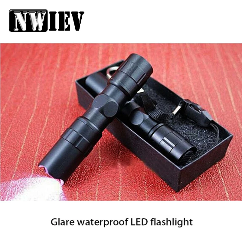 

NWIEV Aluminium Alloy Car Keychain Mini Portable Flashlight Waterproof For Ford focus 2 3 mk2 Honda Civic 2006-2011 Audi b5 a6
