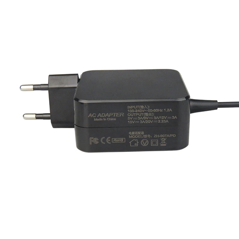 45 Вт 20 в 2 25 А 5 9 12 В 15 Тип C PD быстрое зарядное устройство USB адаптер питания для