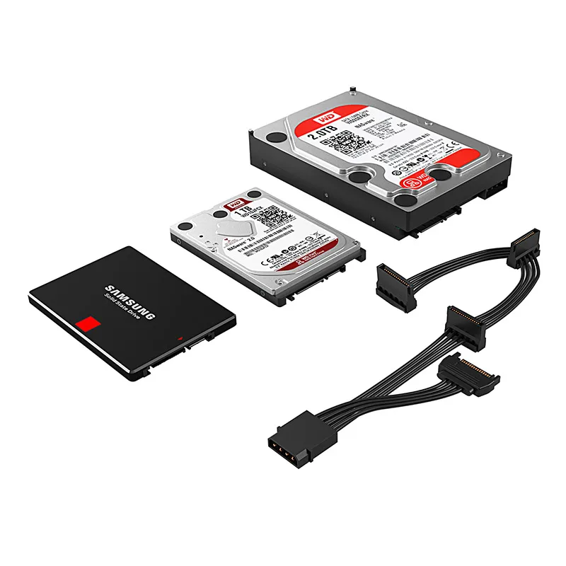 Кабель питания ORICO One Three 15 Pin или 4 + DIY SATA кабель для нескольких жестких дисков (DC415P