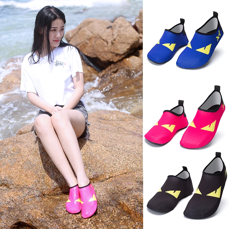 Новая стильная детская обувь большие глаза линии нескользящая переносная для