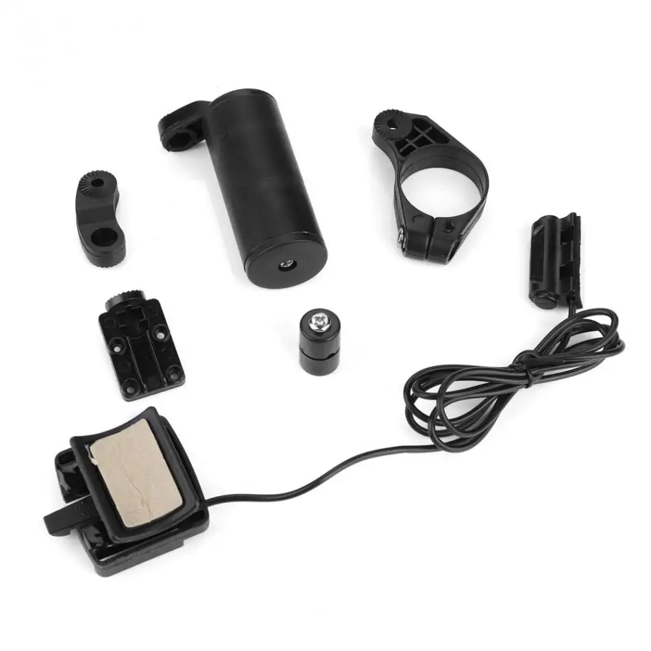 Bicycle Odometer Multifunction Waterproof Wired Bike Computer Intelligent Backlight Big LCD Display Cycling Riding Stopwatch