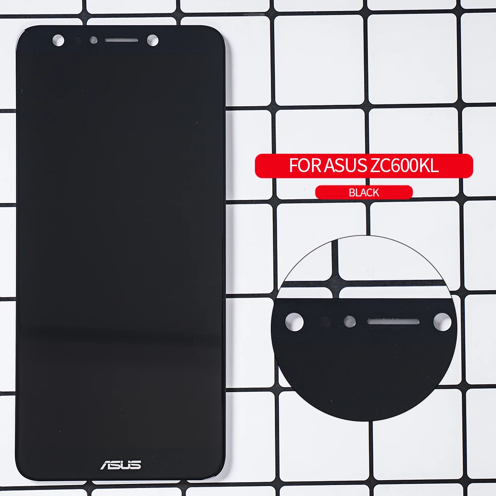 Оригинальный ЖК-дисплей 6 0 дюйма Для ZenFone 5 Lite 2018 ZC600KL S630 SDM630 с сенсорным экраном и