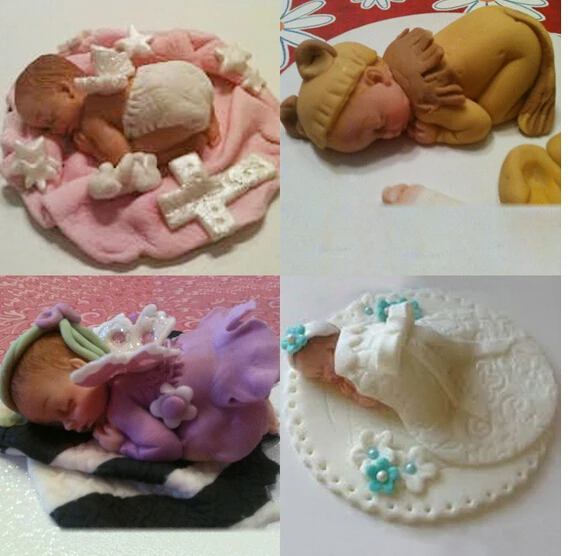 Новая Пищевая силиконовая форма 3D baby инструменты для украшения тортов из мастики