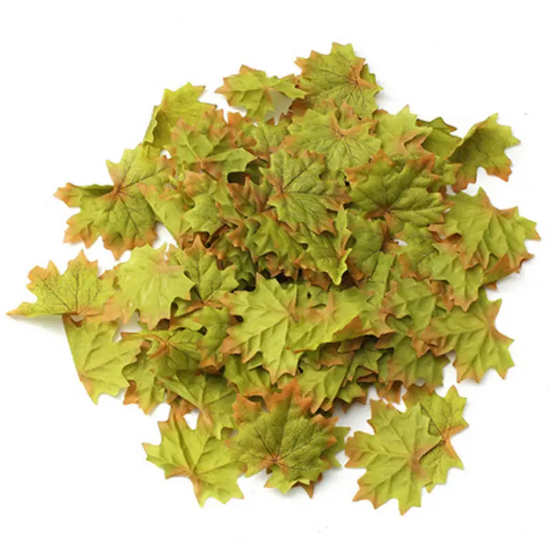 100 шт. разноцветные кленовые листья для украшения|fall leaves|maple leafdecorative crafts |