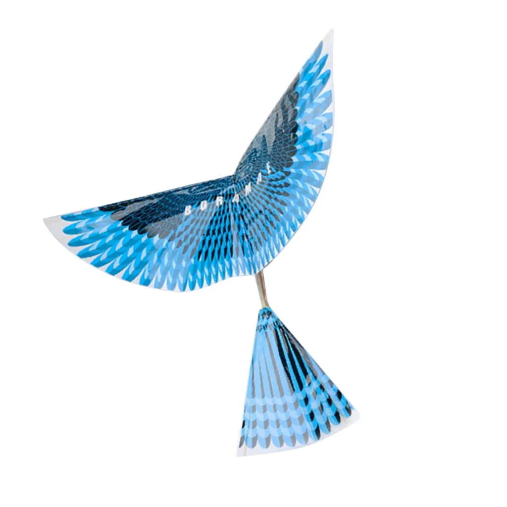 

1 Set Rubber Band Power DIY Air Plane Ornithopter Bird Model Kids Toy