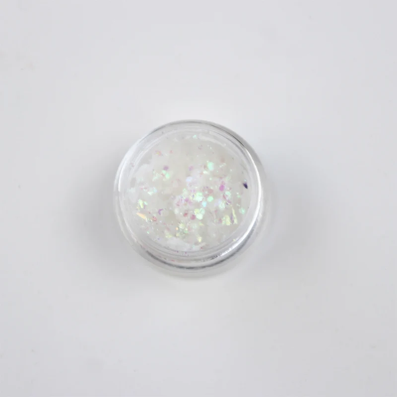 whitesequins Фестиваль Блеск Гель боди-арт косметика для лица глаз волосы макияж Декор наклейки массивные блестки Purpurina Cara Hojuelas Para Ojos - Цвет: whitesequins