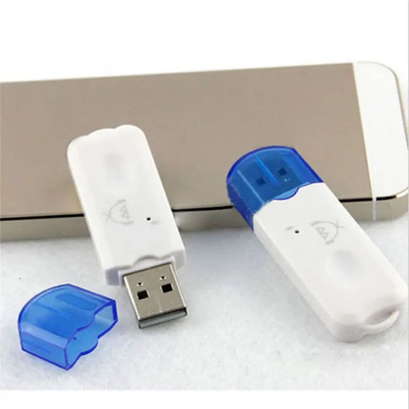 Синий беспроводной USB Bluetooth V2.1 аудио музыкальный приемник адаптер для автомобиля домашний динамик для iphone