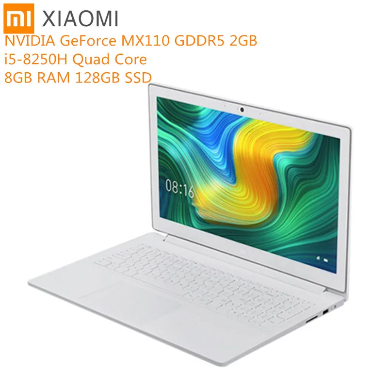 Оригинальный ноутбук Xiaomi Mi 15 6 дюйма Windows 10 Intel Core i5 8250H четырёхъядерный 8 Гб ОЗУ 128 SSD