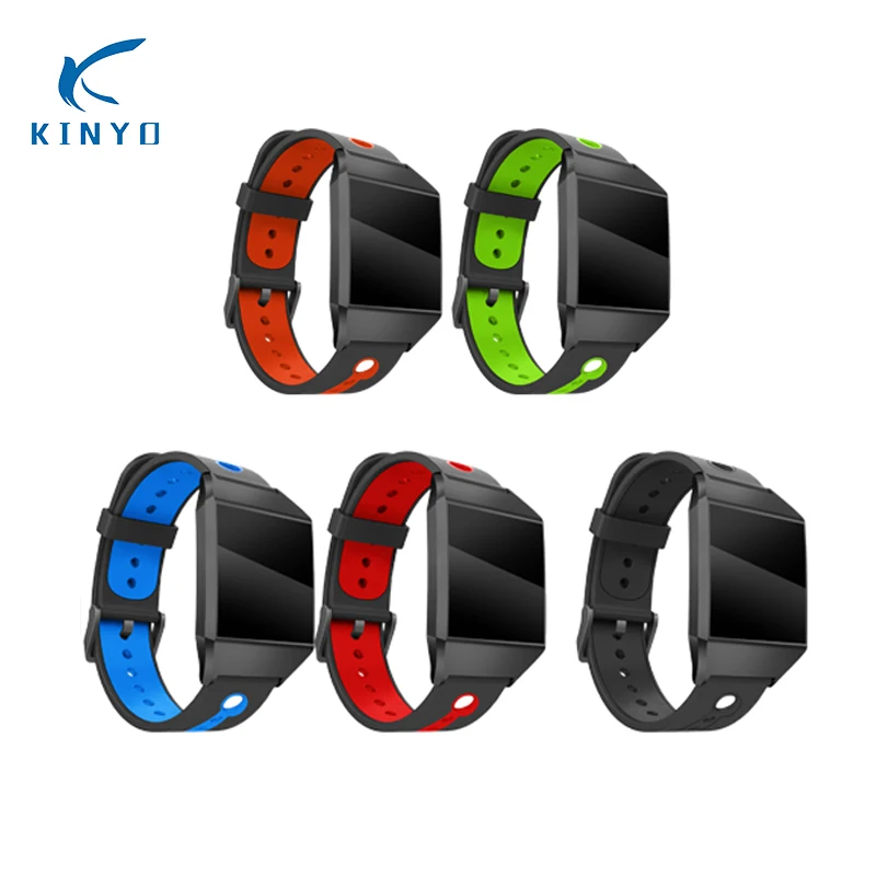 KINYO Smartband Heart Rate Sleep Monitor Bracelet Waterproof Bluetooth smartwatch sports tracking app GPS tracker pk mi band 3 4 |