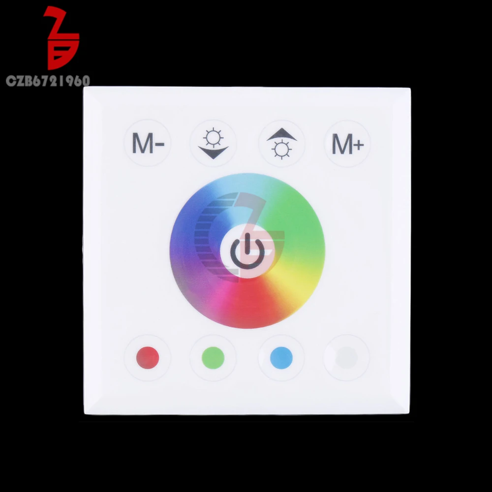 Контроллер RGB RGBW 12 В 24 постоянного тока настенный сенсорный панельный диммер