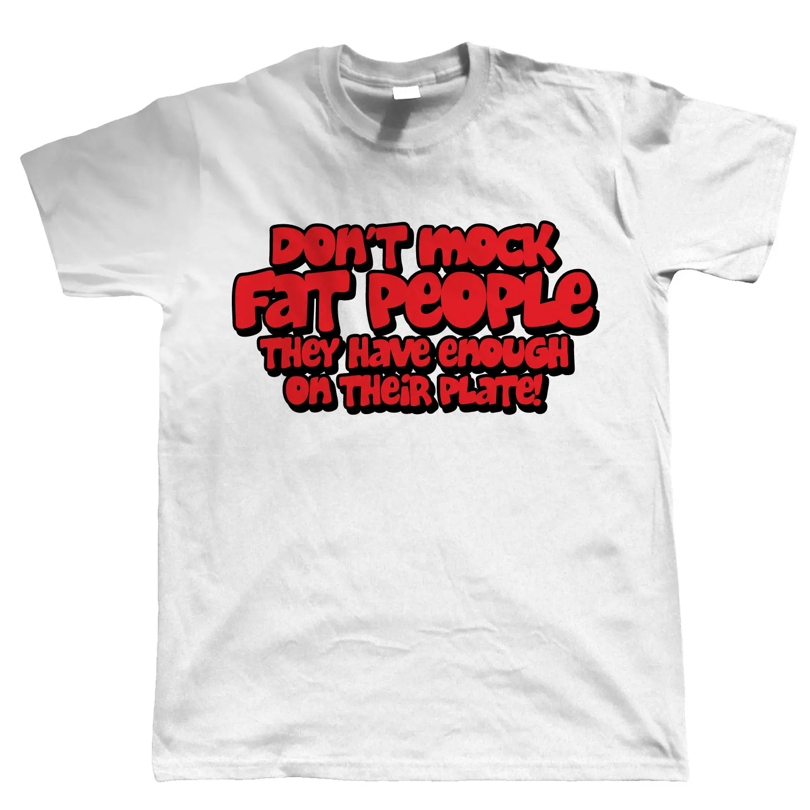 NO 'altura Imitacion Fat People Camiseta Divertida Hombre хипстерские футболки с короткими рукавами топы