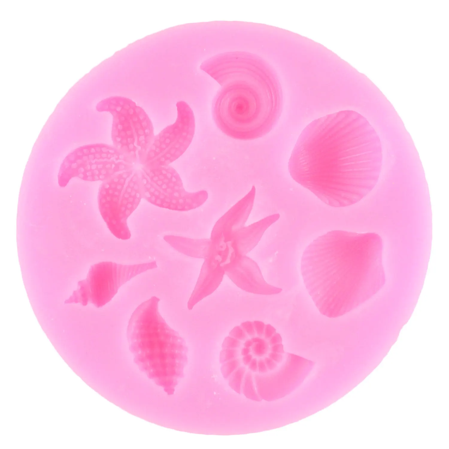 3D силиконовая форма для морских животных раковины кексов помадки украшения