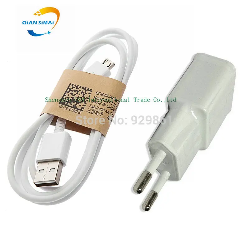 QiAN SiMAi Новое 5V 2.0A EU настенное зарядное устройство USB + Кабель MICRO Для Foxconn Infocus M512 Lenovo