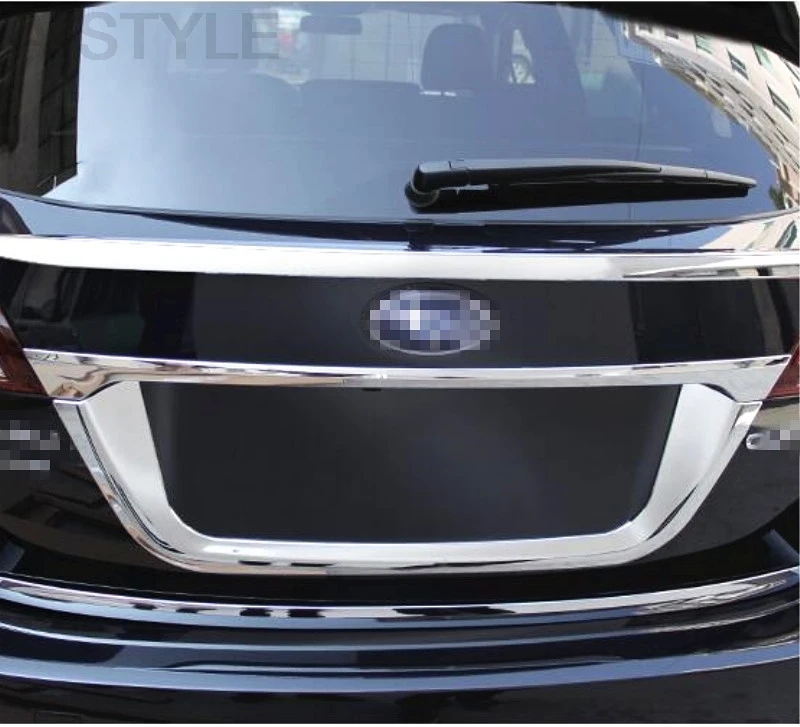 Для subaru Outback 2015 2016 ABS хромированная отделка задней двери Задняя крышки багажника