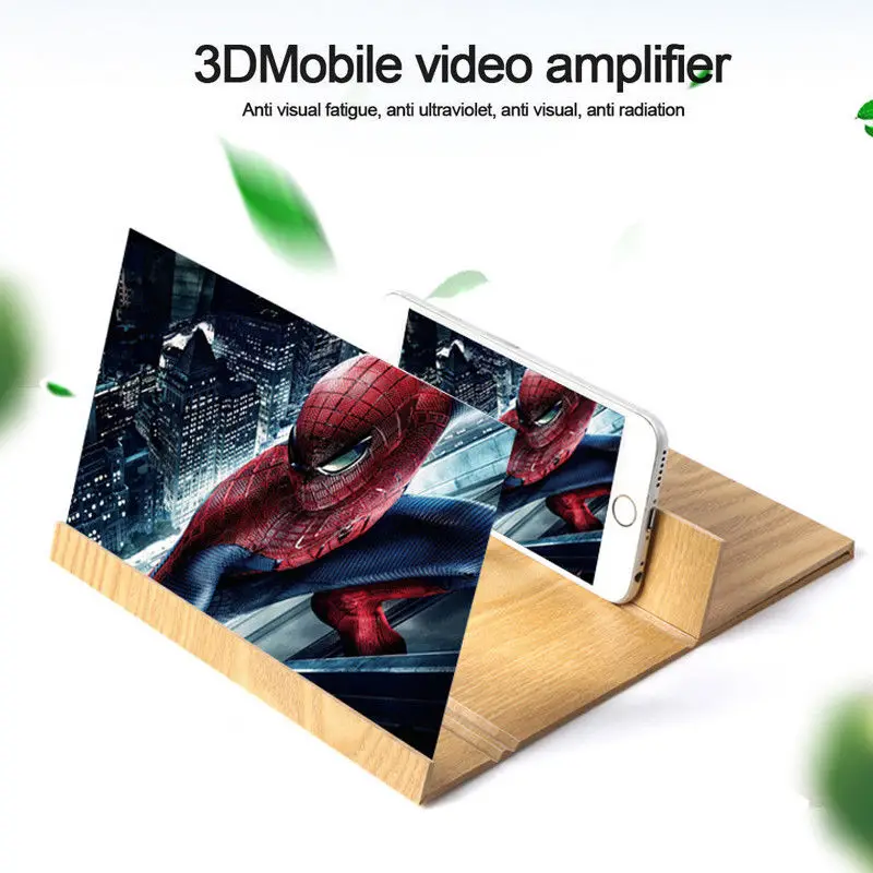 Держатель для мобильного телефона 3D HD видео усилитель Складная увеличенная
