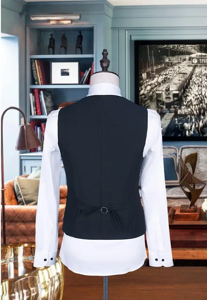 2018 новый черный пиджак жениха костюмы Slim Fit мужские свадебное платье для